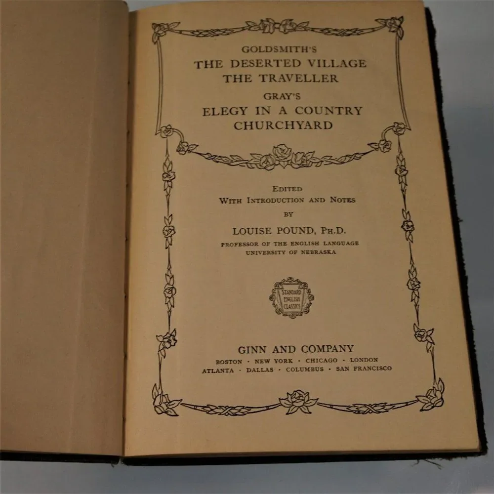 Oliver Goldsmith goldsmith deserted